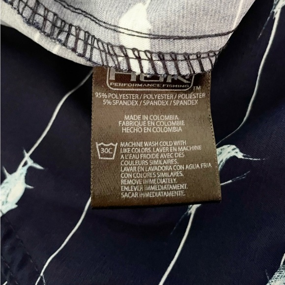HUK Performance Fishing Shorts Men’s 40 Swordfish Print Navy Blue 11” Inseam EUC - Picture 6 of 6